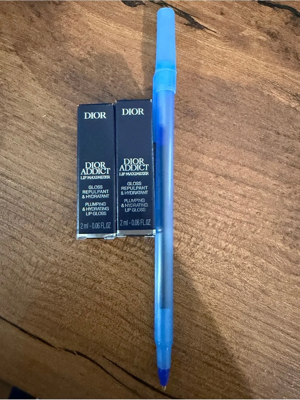 Dior Addict Lip Maximizer Mini Lip Gloss Duo (2) with Gift Bag! Brand New!